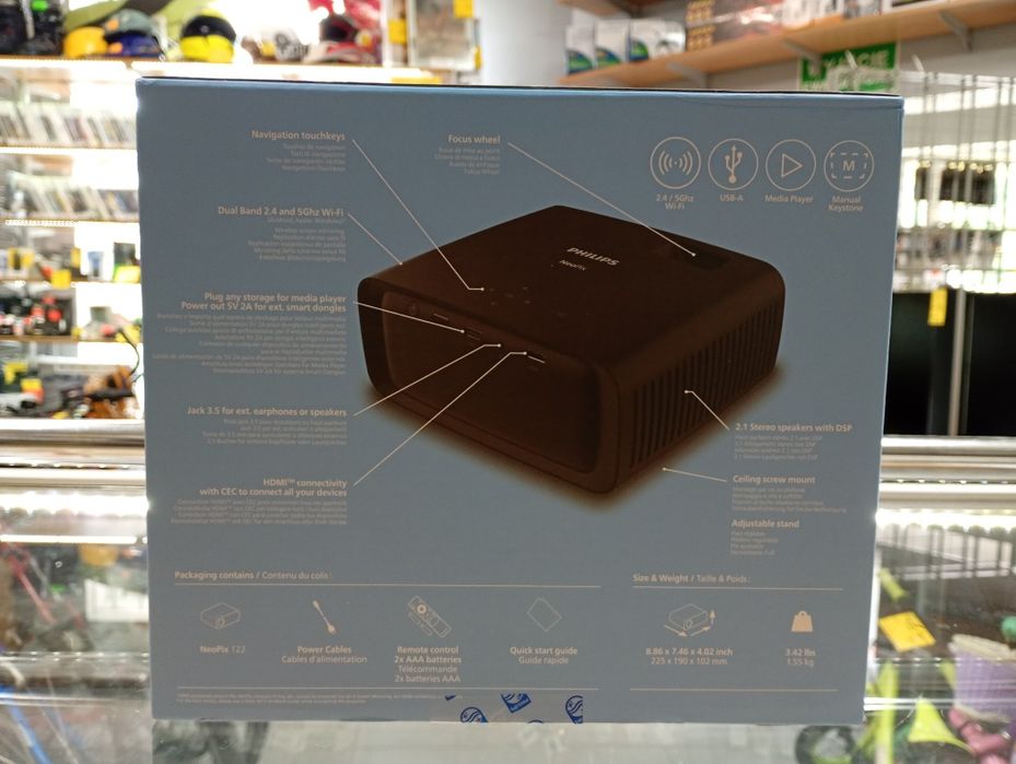 Projektor Philips NeoPix 122, jak nowy, Komis Tarnów Słoneczna 56c