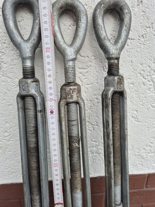 Duża śruba rzymska 80 cm pręt 20 mm oko oko okazja!