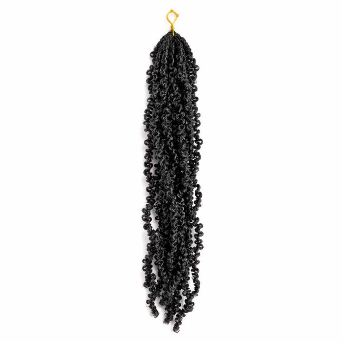 Włosy syntetyczne afro loki 55cm doczepiane czarne