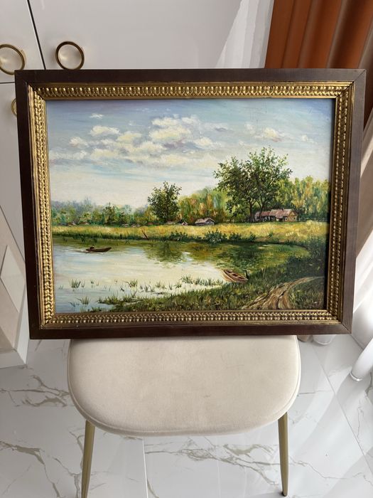 Картина маслом Пейзаж природа (Дейнека И.)