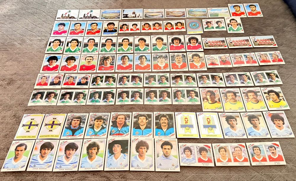 FIFA World Cup Mexico 86 naklejki 85 naklejek PANINI