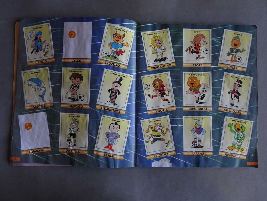 Caderneta de cromos de futebol Campeonato Brasileiro 96 - Panini (17)