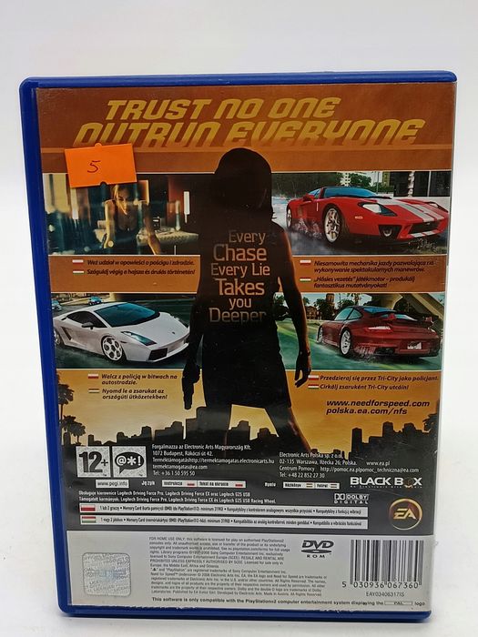 need for speed undercover ps2 pl playstation 2 (ps2) pudełkowa