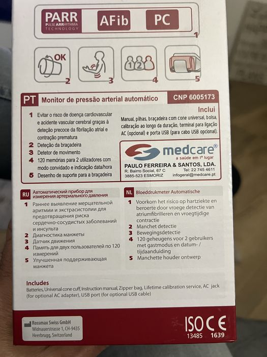 Monitor de pressão arterial