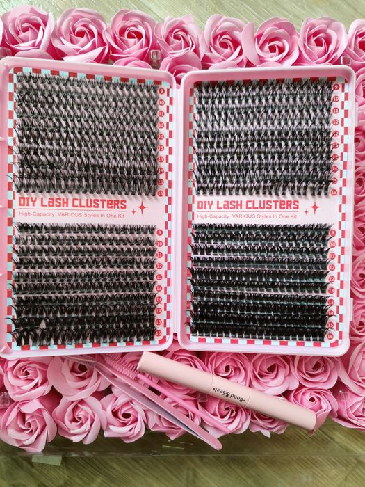 Пучкові вії аніме набір для нарощування вдома  ремувер 30D 40D 80D