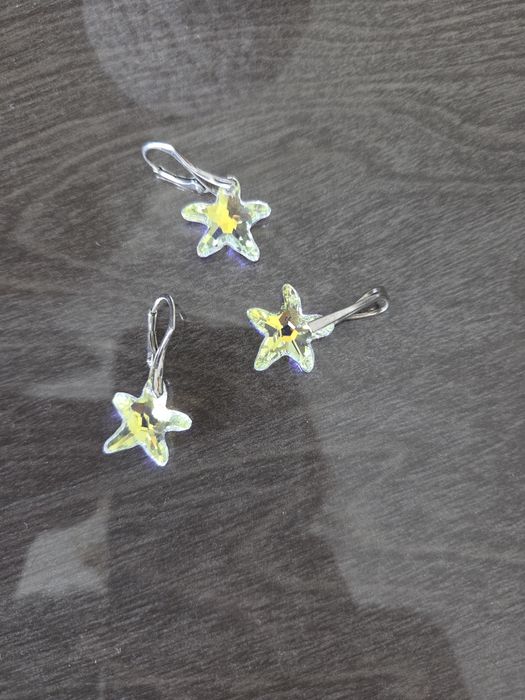 Zestaw swarovski gwiazdki