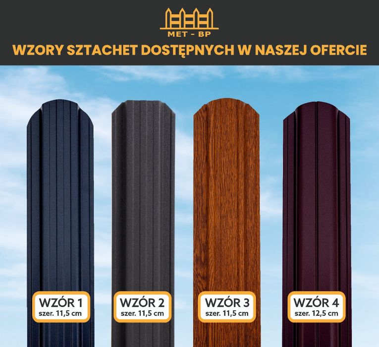 Sztachety metalowe panele producent