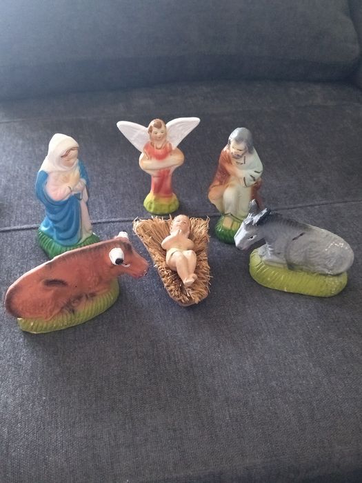 Presépio Tradicional Português Pintado à Mão