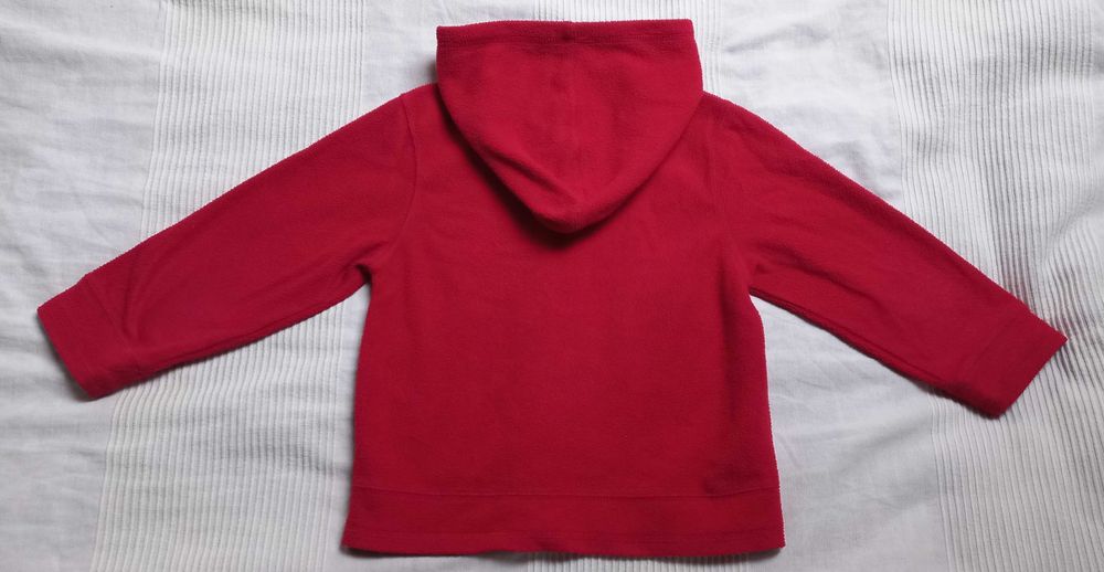 Bluza polarowa z kapturem rozpinana chłopiec r. 104 stan bdb