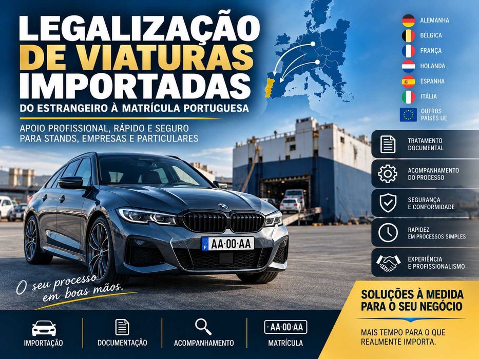 Legalização de viaturas Importadas — Apoio Profissional