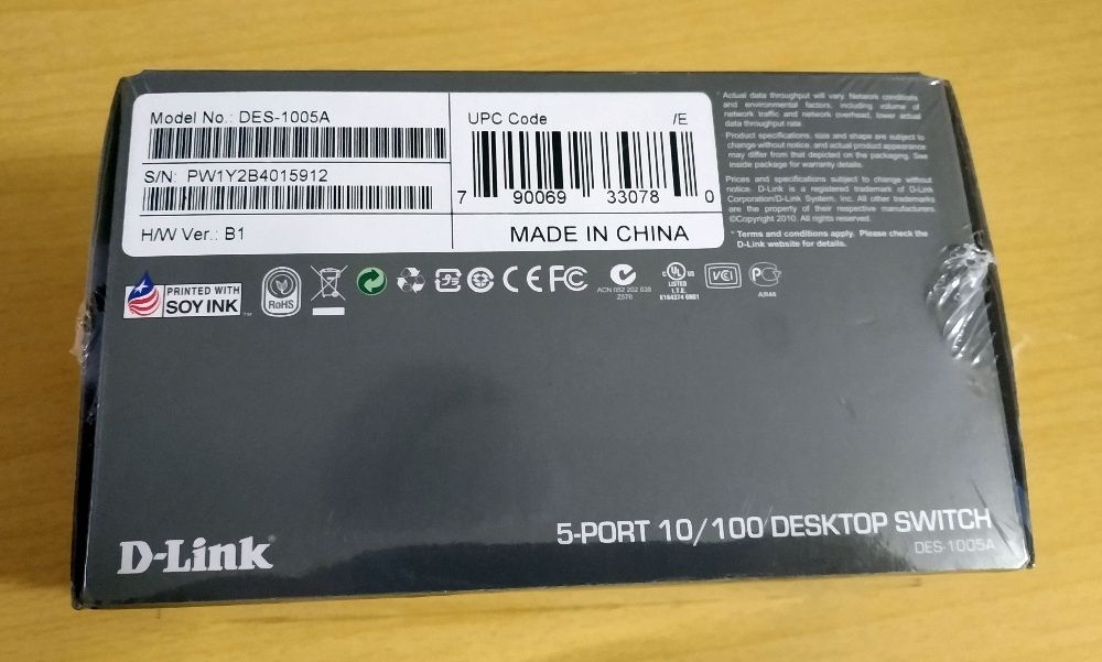 Коммутатор сетевой D-Link DES-1005A