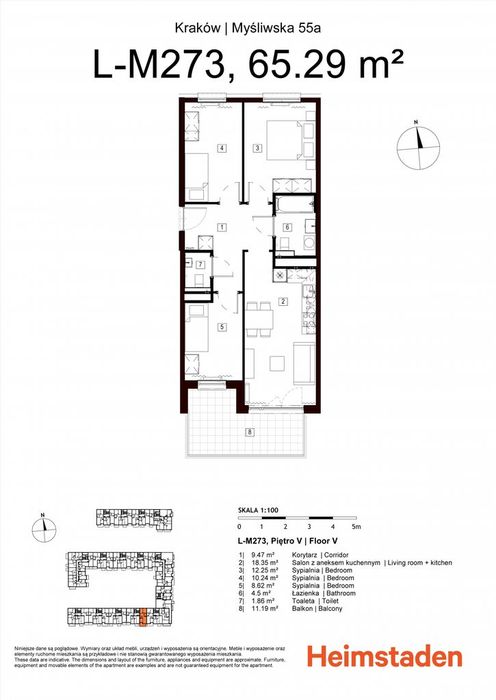 4-pok | 64 m2 | Parking | Bez prowizji!