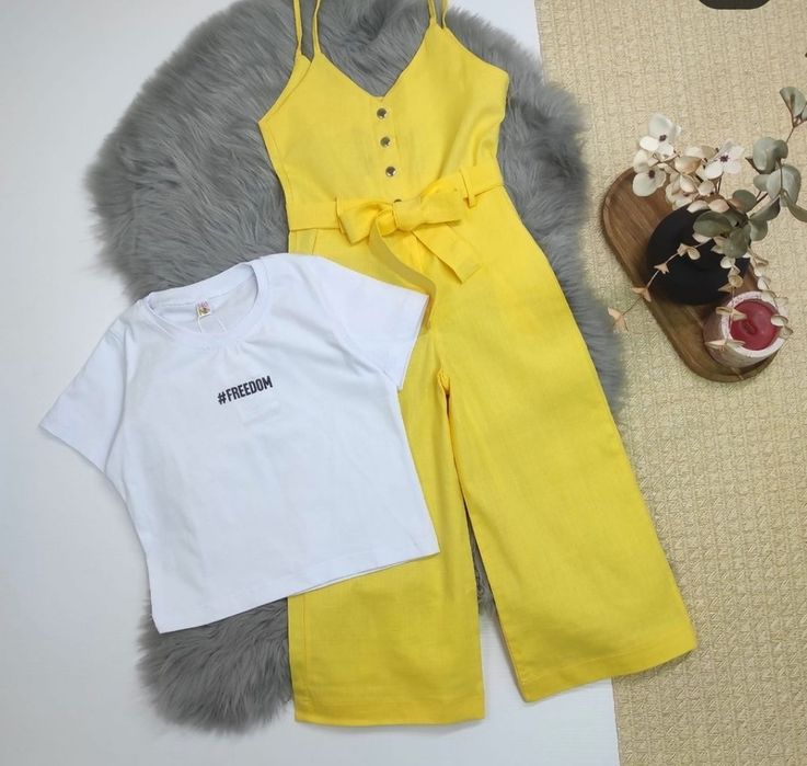 Комплект костюм  комбінезон кюлоти штани  і футболка