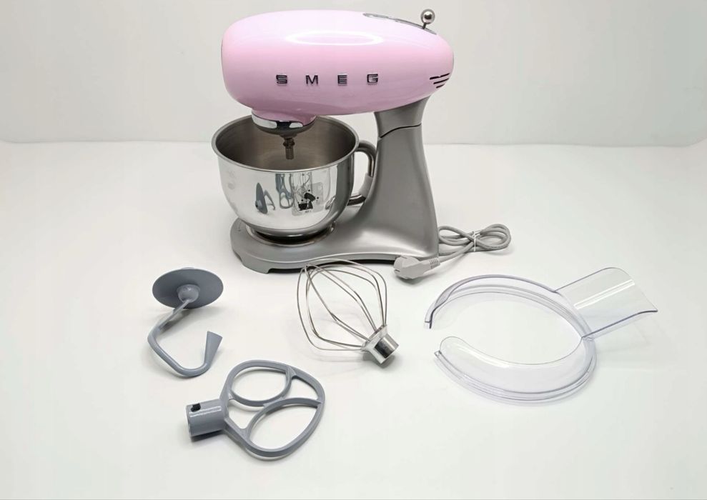 Smeg SMF02PKEU Robot kuchenny 800W Różowy, 10 prędkości, 50's Style