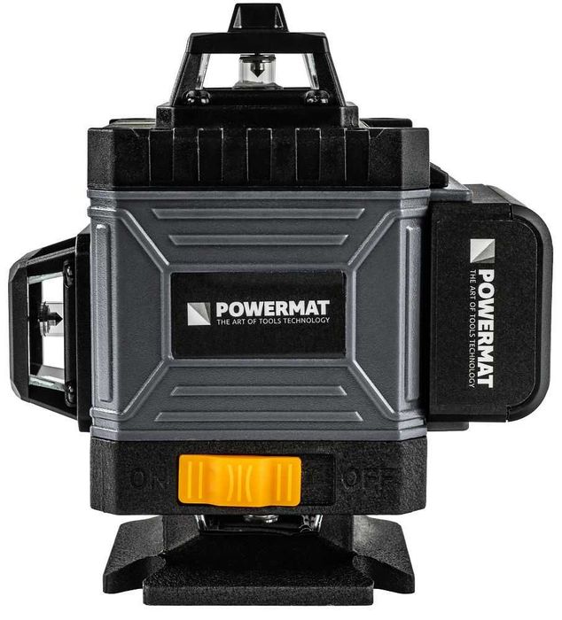 POWERMAT Poziomica Laserowa Laser Krzyżowy Zielony 360°16 Linii PM1492