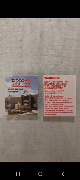 Isqueiro Zippo Novo