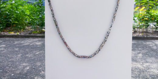 Męski łańcuszek,damski łańcuszek,316l,splot królewski,galibardi,ankier