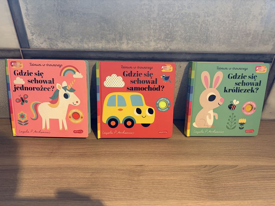 Akademia Mądrego Dziecka „Gdzie sie schował..” zestaw 3 ksiazek