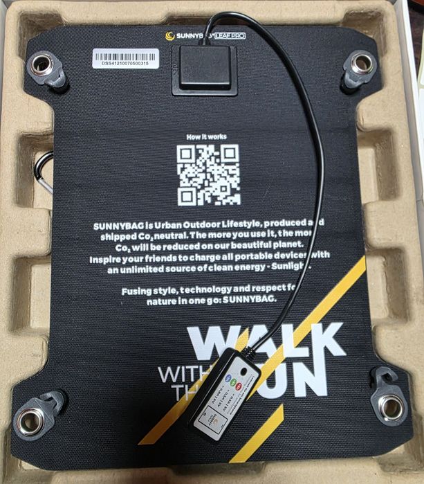 SUNNYBAG Leaf PRO Panel Słoneczny 7,5W USB  Telefonów  Powerbank W010