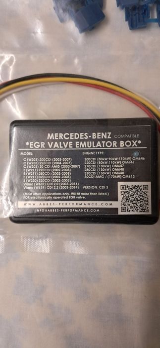 Box Emuladora De EGR para Mercedes CDI 3