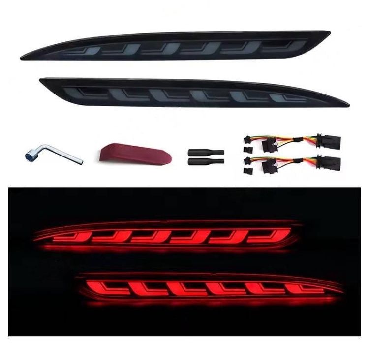 Рефлектор заднього бампера для Tesla Y Black