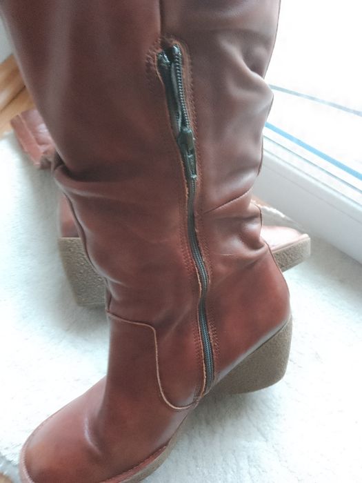 Kozaki skóra naturalna CLARKS 39