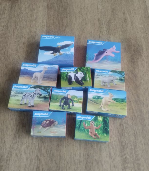 10 zabawek HM McDonald's Playmobil