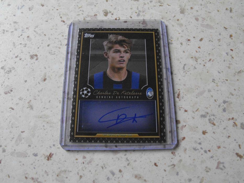 topps Match Attax 2024/25 AUTOGRAF CHARLES DE KETELAERE, LIMIT 01/25