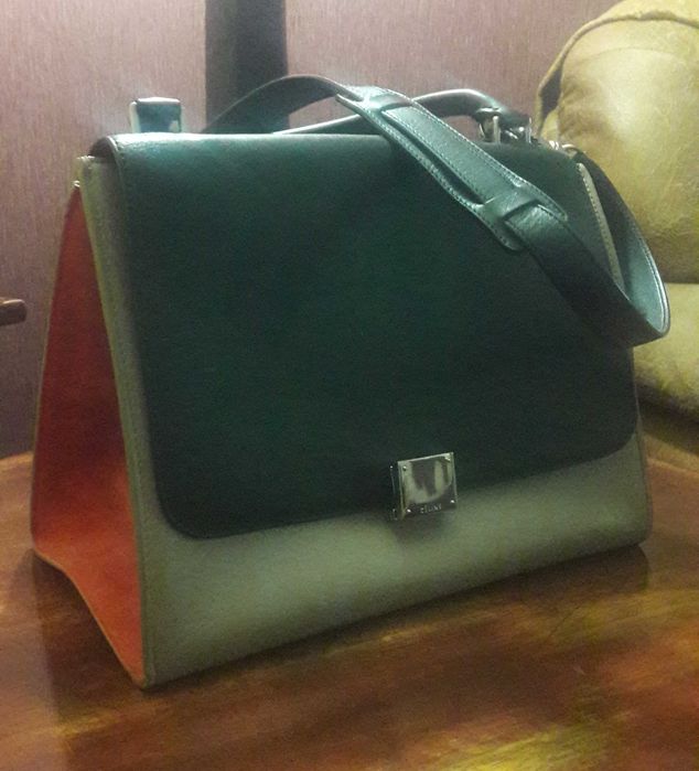 Женская сумка Celine Trapeze Red (оригинал)