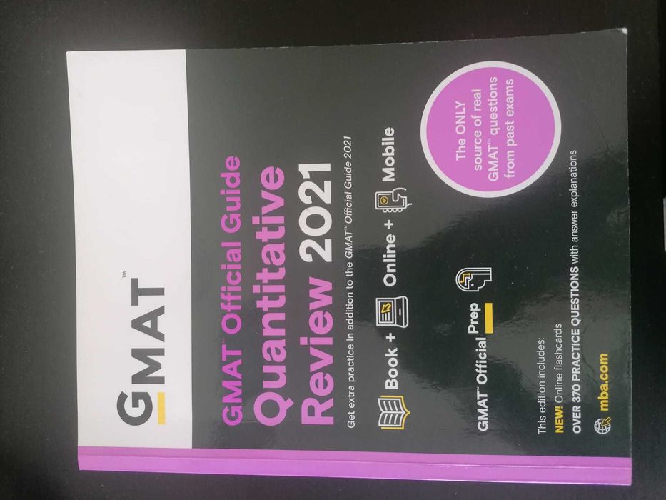 Conjunto 3 livros GMAT official guide 2021