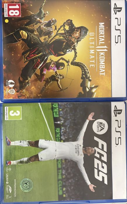 Vendo Fc25 e Mortal Kombat Ultimate 11 Ps5