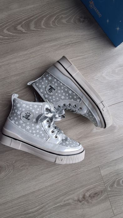 Wysokie trampki dziewczęce rozmiar 34