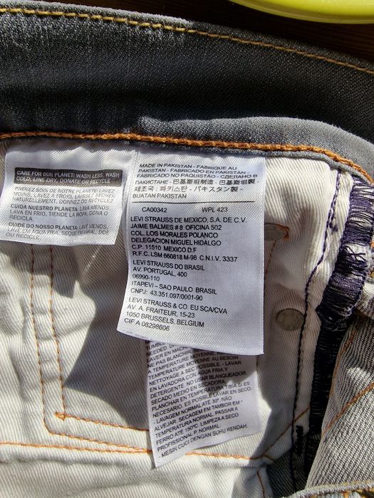 Spodnie Levi Strauss & Co kultowe 510TM. Nowe bez metki.