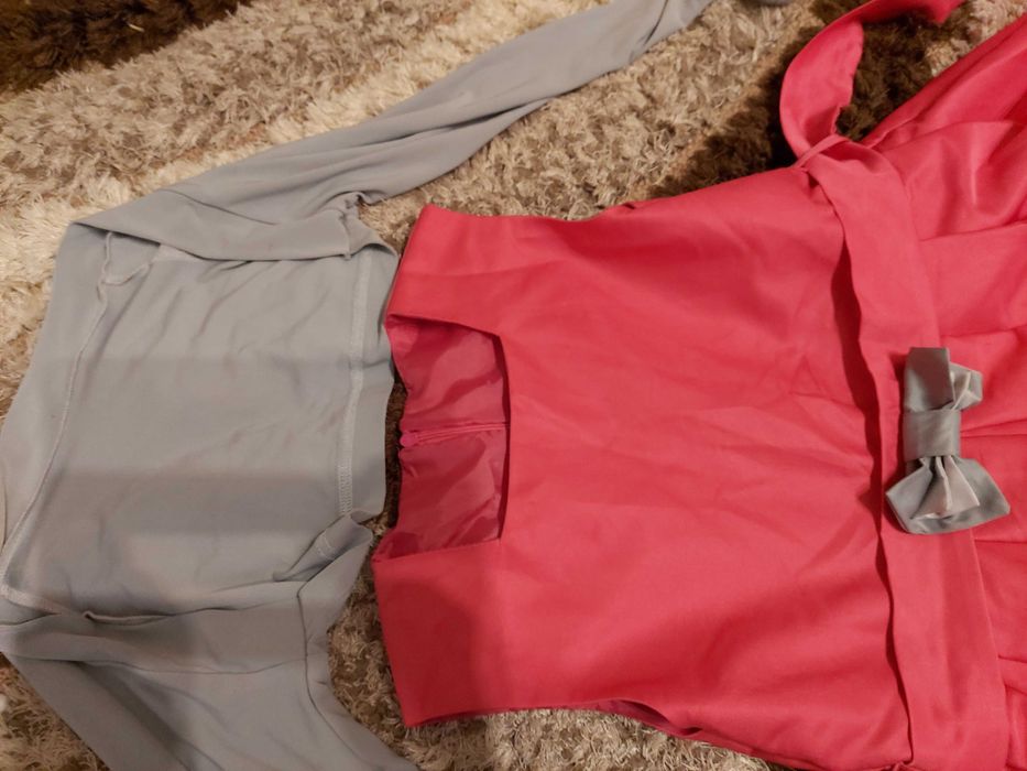 Dla dziewczynki elegancka sukienka (z salonu) bolerko buty 152cm