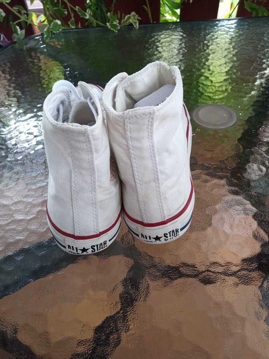 Buty białe Converse za kostkę rozmiar 39