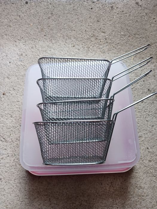 Cestos de batatas fritas