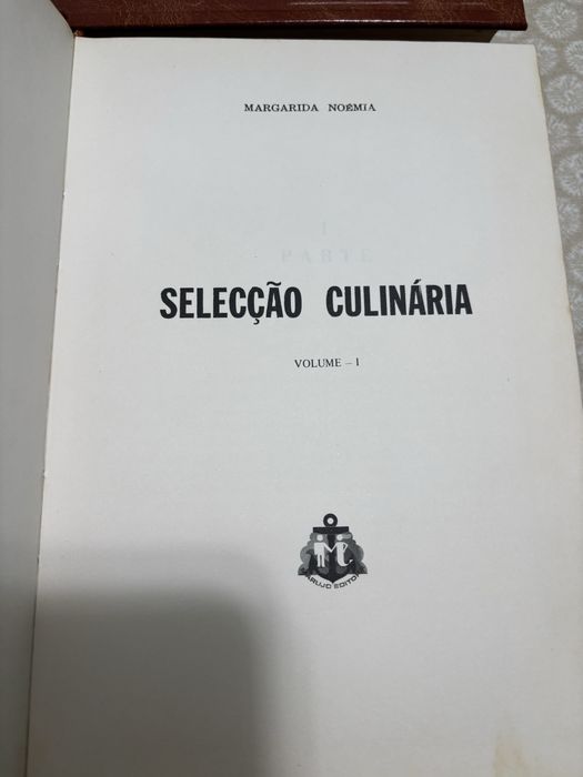 Livros Seleção Culinária Vol I e II - Margarida Noémia