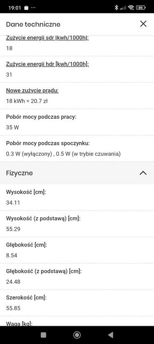 Monitor Samsung 24.5 cala   1080p