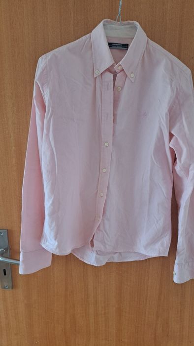 Camisa rosa • Quebramar básica • S