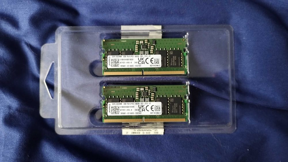 Pamięć RAM do laptopa Kingston 16GB (2x8GB) DDR5 5600MHz SODIMM – Nowe