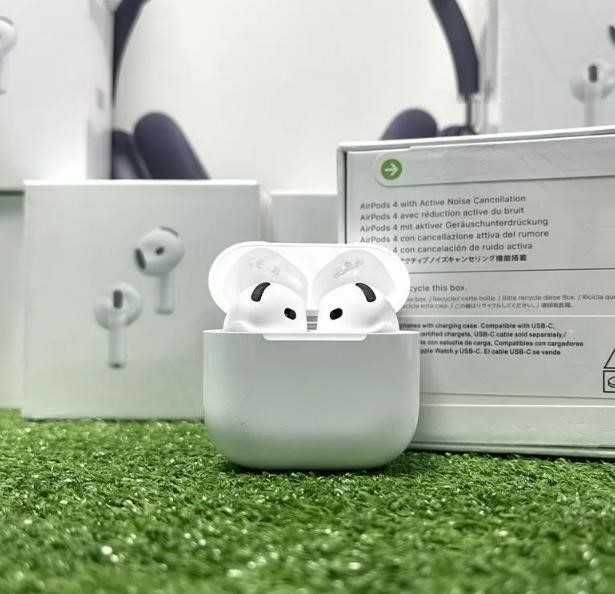 Безпровідні Навушники Преміум якості Airpods 4 Full 1в1