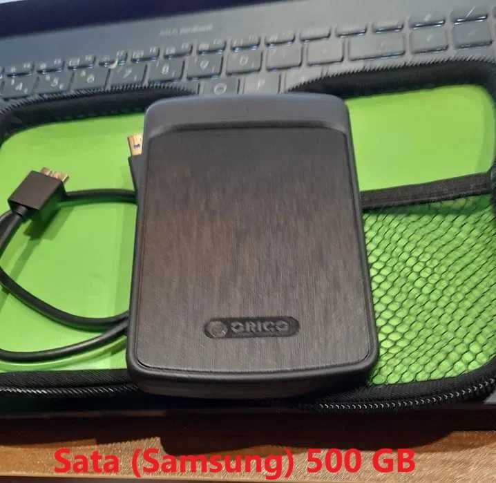 Discos externos SATA de 250 GB e 500 GB