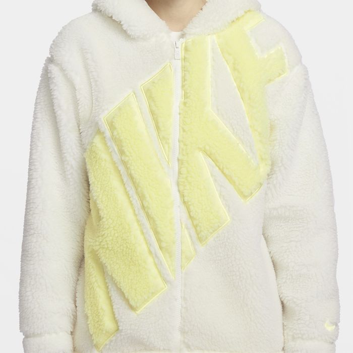 Куртка Nike, тедді, Sportswear Logo Sherpa Jacket