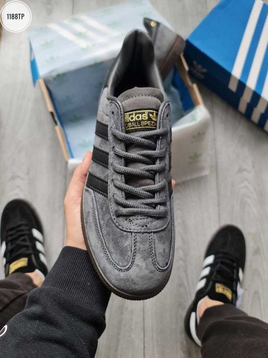 Мужские кроссовки Adidas Handball Spezial 'Dark Grey' Размеры 40-45