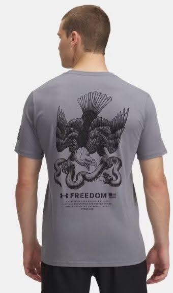 Футболка Under Armour футболка Freedom.M-XL
L длина от подмышки до подмышки 53см