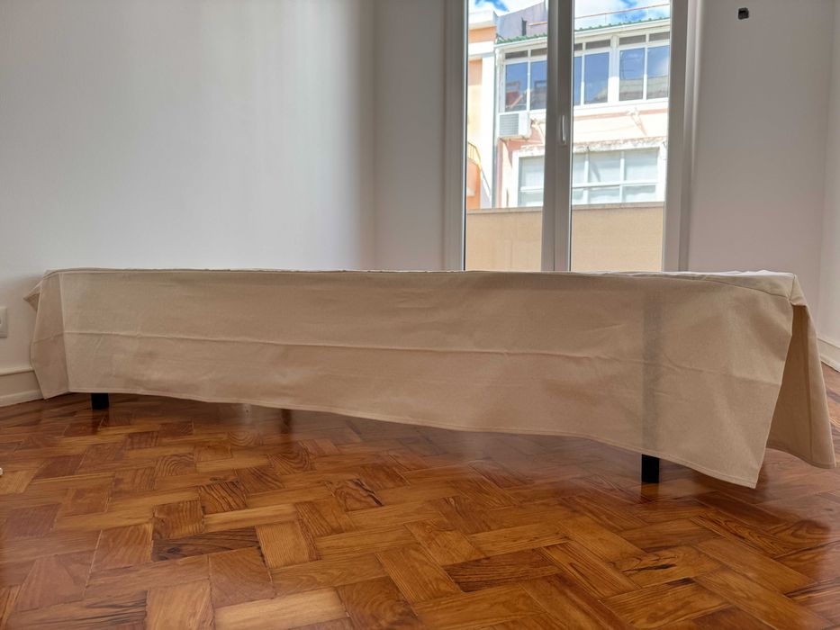 Estrado cama solteiro 190x90 (com pés e capa)