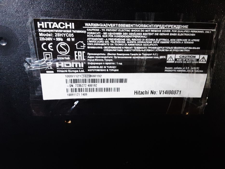 Tv Hitachi lcd AVARIADA