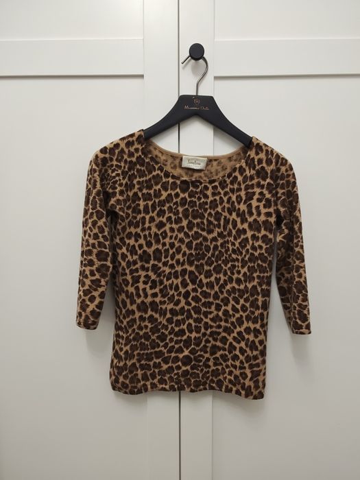 Sweter Neiman Marcus Cashmere, XS/S panterka