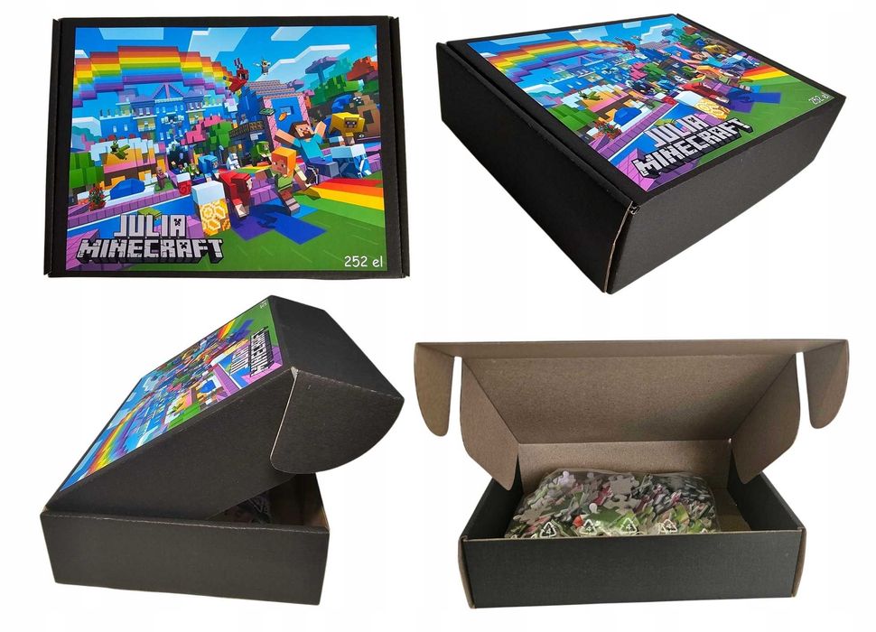 Kpop DEMON HUNTERS Huntrix SAJA BOYS puzzle A3 A4 personalizowane