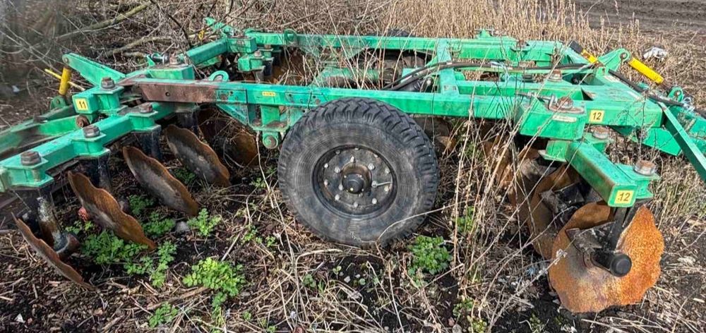 Борона дискова АГД-3.5 навісна  УДА-3.1 причепна з котком під 110 к.с. 2012 р.в
